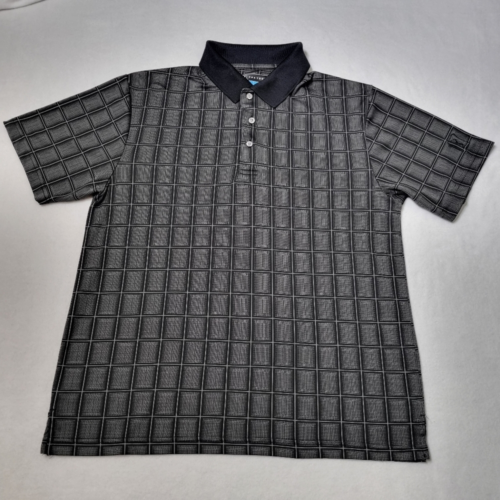Pga tour Men's T-Shirt Polo Size L Black Color Used